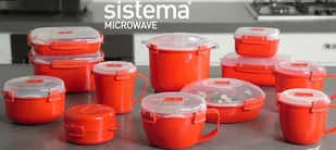 Pojemnik do żywności Sistema - Brytfanka 1.25L Rectangular Microwave - Pojemniki kuchenne - miniaturka - grafika 8