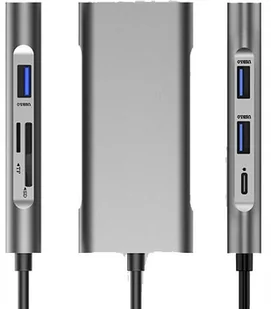 Adapter 7w1 Hub Usb-c 3.1 Hdmi 4K Usb 3,0 Sd - Złącza, przejściówki, adaptery - miniaturka - grafika 2