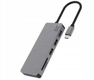 Green Cell HUB USB-C Green Cell HDMI 4K DEX SD & MicroSD card slot USB 3.0 AKG4UBH00010 - Huby USB - miniaturka - grafika 2