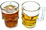 Szklanki - Kufel Szklanka Do Piwa Czaszka 500 ml Hit - miniaturka - grafika 1