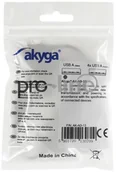 Huby USB - Akyga Hub USB Akyga AK-AD-13 4x USB 2.0 czarny AK-AD-13 - miniaturka - grafika 1