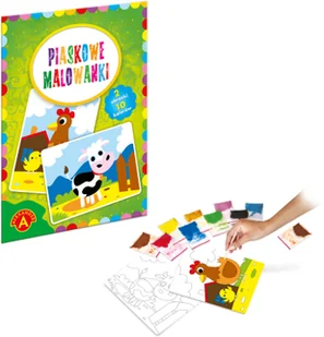 Alexander Piaskowe malowanki Krowa kura - Zabawki kreatywne - miniaturka - grafika 2