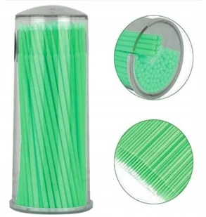 Mikroszczoteczki aplikatory bezwłókienkowe do rzęs - Sztuczne rzęsy i akcesoria - miniaturka - grafika 2