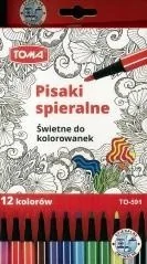Toma Pisaki spieralne 12 kolorów - Przybory szkolne - miniaturka - grafika 2
