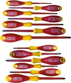 Śrubokręty - Wkrętaki izolowane Vde 1000V dla elektryka 13 szt. - miniaturka - grafika 1