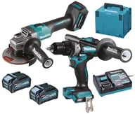 Zestawy elektronarzędzi - MAKITA akumulatorowy zestaw Combo DF001G + GA005G, 40Vmax XGT, 2 x 4.0 Ah, walizka MAKPAC, [DK0124G201] DK0124G201 - miniaturka - grafika 1