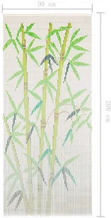 VidaXL Zasłona na drzwi, bambus, 90 x 200 cm 45735 VidaXL - Moskitiery - miniaturka - grafika 7