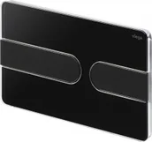 Przyciski spłukujące - Viega 773199 Przycisk uruchamiający do WC Prevista Visign for Style 23 CZARNY MAT - miniaturka - grafika 1