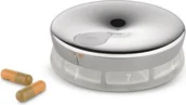Pudła i pojemniki do przechowywania - Alessi Pudełko na leki Yoyo srebrne BM08 - miniaturka - grafika 1