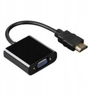 Hama Adapter Wtyk HDMI - Gniazdo VGA Czarny (REDLEAF-WRIST-GWS424) - Złącza, przejściówki, adaptery - miniaturka - grafika 3