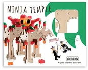 Zabawki konstrukcyjne - Lego Ninja świątynie brikkon, drewniane elementy mogą być łączone z różnych kamieni Bricks (części), kompatybilny - miniaturka - grafika 1