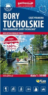 Bory Tucholskie część północna Mapa turystyczna - Przewodniki - miniaturka - grafika 2