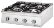 Piece, kotły  i płyty grzejne gastronomiczne - Stalgast kuchnia nastawna gazowa 4 palnikowa 800x700 20,5kW - G30/31 9706130 - miniaturka - grafika 1