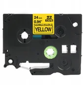 Papier do drukarek - Brother Taśma Do TZe-NFX651 24MM Żółta Nylonowa - miniaturka - grafika 1