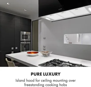 Klarstein Kronleuchter XL 90 Czarny (CGCH2-KronleuchterXL) - Okapy kuchenne - miniaturka - grafika 2