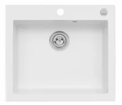 Zlewozmywaki - AXIS MOJITO 60 biały mojito60bi - miniaturka - grafika 1