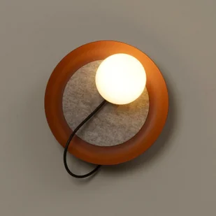 Milan Iluminación Wire kinkiet 24 cm miedziany metallic - Lampy ścienne - miniaturka - grafika 2