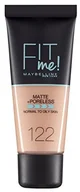 Pudry do twarzy - Maybelline New York Fit Me Matte&Poreless matujący podkład do twarzy 3600531369453 - miniaturka - grafika 1