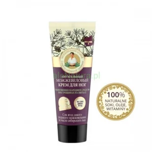 Natura Siberica Babuszka Agafia jałowcowy odżywczy krem do stóp 75ml - Balsamy i kremy do ciała - miniaturka - grafika 2