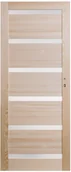 Drzwi wewnętrzne - Kornik Kornik Skrzydło drzwiowe Sekstet sosna bezsęczna 80L - miniaturka - grafika 1