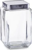 Pojemniki kuchenne - Zeller Szklany pojemnik z stalową pokrywką 1500ml 19908 - miniaturka - grafika 1
