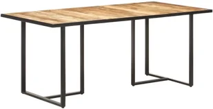 VidaXL Lumarko Stół jadalniany, 180 cm, surowe drewno mango 320695 VidaXL - Stoły - miniaturka - grafika 8
