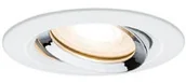 Oprawy, klosze i abażury - Paulmann łazienkowe oczko stropowe GU10 białe-mat/chrom IP65 PL92903 - miniaturka - grafika 1