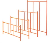 Wózki magazynowe - AJ Produkty Rama frontowa do palety metalowej, wys. 700 mm - miniaturka - grafika 1