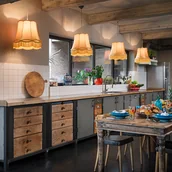 Lampy sufitowe - QAZQA Zestaw 4 x lampa wisząca złota 45cm - Granny - miniaturka - grafika 1