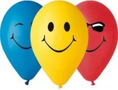 Wyposażenie pokoiku dziecięcego - GODAN GODAN Balon 3 uśmiech 5 sztuk - miniaturka - grafika 1