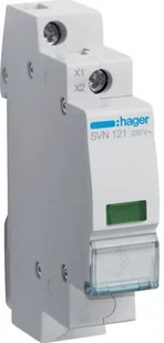 Hager Lampka SYGNAL SVN121 ZIELONA - Inne akcesoria elektryczne - miniaturka - grafika 2