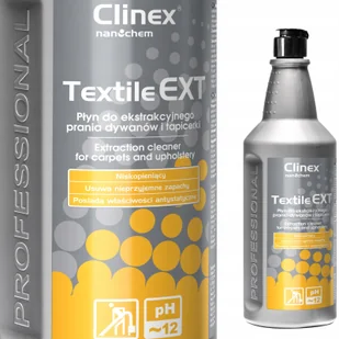 Clinex Textile Ext 1L Płyn do odkurzacz piorącego - Środki do kuchni i łazienki - miniaturka - grafika 2