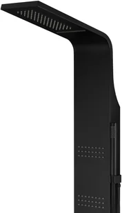 Corsan Panel prysznicowy Kaskada A014A czarny A-014AM KASKADA CZARNY - Panele prysznicowe - miniaturka - grafika 5