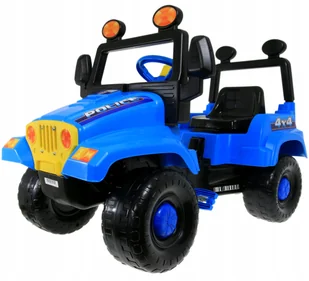 Polski Samochód Terenowy Jeep Na Pedały +przyczepa - Jeździki dla dzieci - miniaturka - grafika 12