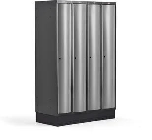 AJ Produkty Metalowa szafa ubraniowa na cokole - Szafki BHP - miniaturka - grafika 28