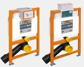 Stelaże i zestawy podtynkowe do WC - Werit Jomo JomoTech stelaż do miski WC podwieszanej niski H=820 174-91300000-00 - miniaturka - grafika 1