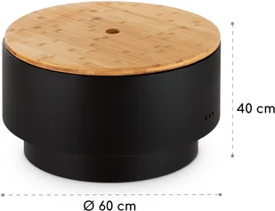 Blumfeldt Blumfeldt Pompeji, misa paleniskowa i grill, 60 cm średnicy, stal GDI11-Pompeji - Paleniska ogrodowe - miniaturka - grafika 7