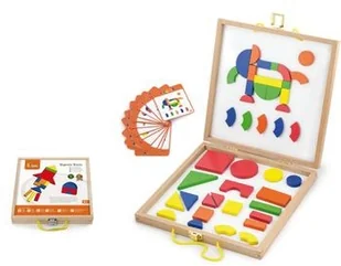 Viga VIGA 59687 MAGNETYCZNA UKŁADANKA W WALIZCE 1450 - Układanki dla dzieci - miniaturka - grafika 3