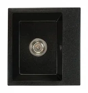 Zlewozmywaki - Brado Zlewozmywak granitowy DON czarny nakrapiany donczn - miniaturka - grafika 1