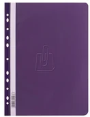 Teczki i skoroszyty - D.rect Skoroszyt PP zawieszkowy fioletowy 110381 - miniaturka - grafika 1