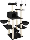 Drapaki dla kotów - TecTake Drapak dla kota Lilou czarny 402933 - miniaturka - grafika 1