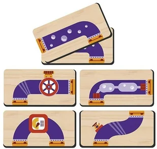 Tooky Toy Lumarko Gra Logiczna Tablica Magnetyczna Układanka Puzzle dla Dzieci 40 el.! TF185 Lek - Puzzle - miniaturka - grafika 4