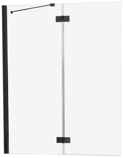 Radaway parawan nawannowy Essenza New Black PND II 110 cm lewy, szkło przejrzyste, wys. 150 cm. 10002110-54-01L 10002110-54-01L - Parawany nawannowe - miniaturka - grafika 2