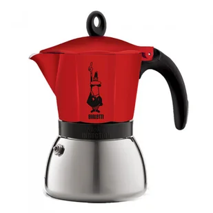 Bialetti Kawiarka Moka Induction 6 TZ Czerwony - Zaparzacze i kawiarki - miniaturka - grafika 5