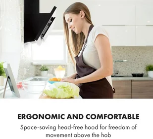 Klarstein Athena 90 Czarny (TK15-Athena90-BK) - Okapy kuchenne - miniaturka - grafika 6