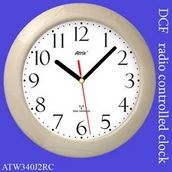 Zegary - Atrix Duży zegar drewniany sterowany radiowo #2 ATW340RC2 - miniaturka - grafika 1