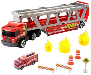 Matchbox - Transporter Wóz Strażacki GWM23 - Samochody i pojazdy dla dzieci - miniaturka - grafika 2