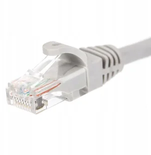 Patchcord RJ45 kat. 5e Utp, 0,5m szary - Patchcordy - miniaturka - grafika 5