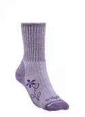 Skarpetki i podkolanówki sportowe - Bridgedale Skarpety damskie HIKE MID MERINO C kolor fioletowy - miniaturka - grafika 1