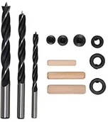 Wiertła - Kraftmann 50405 zestaw wierteł do drewna kołki/, 43-częściowy - miniaturka - grafika 1